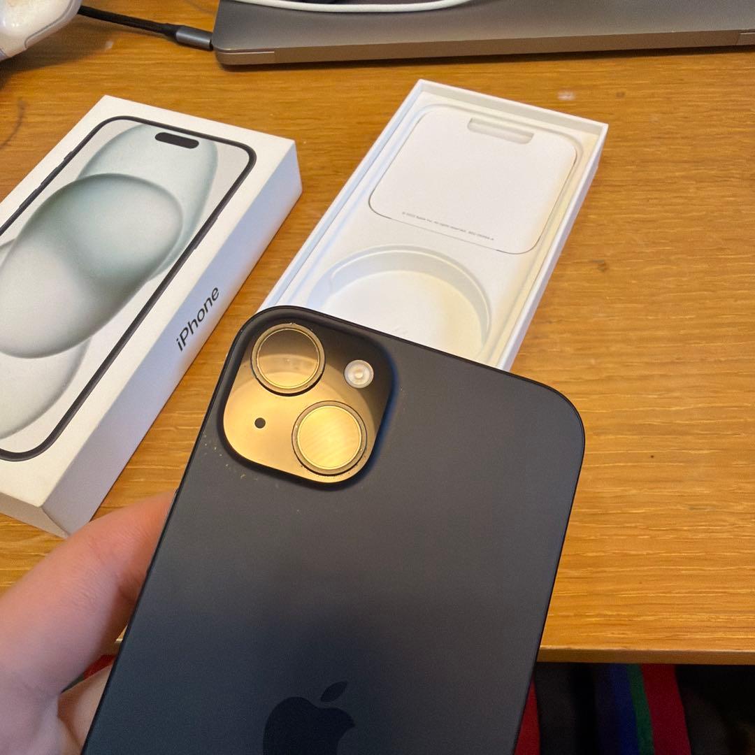 携帯電話本体 iphone 15 plus 128gb black