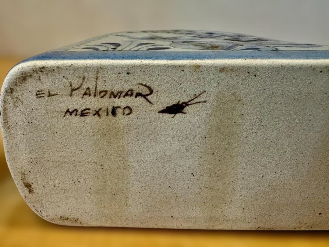 【希少】エルパロマール トナラ焼 雄牛 置物 & 陶器ボトル メキシコ 2点