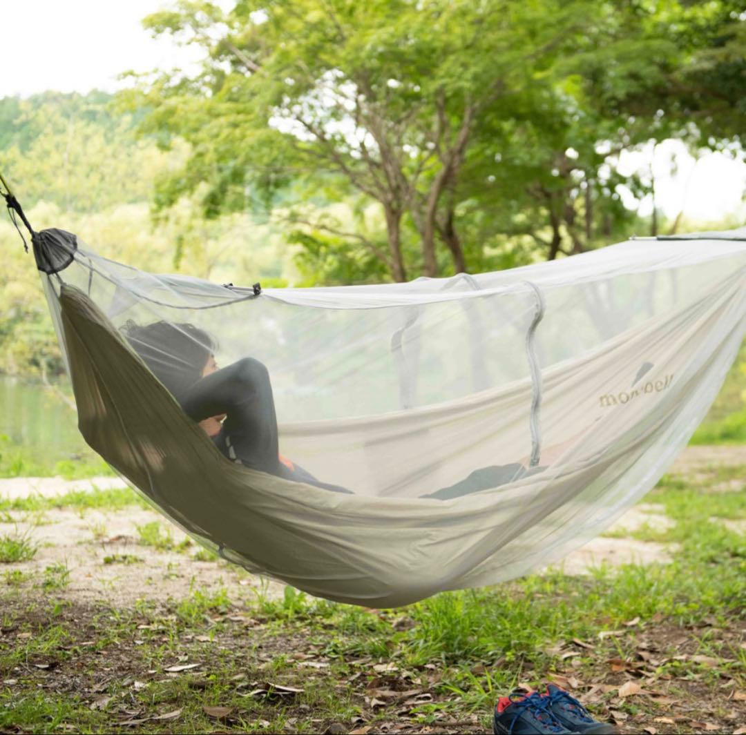 【美品】 mont-bell フィールドハンモック&バグプルーフハンモックネット