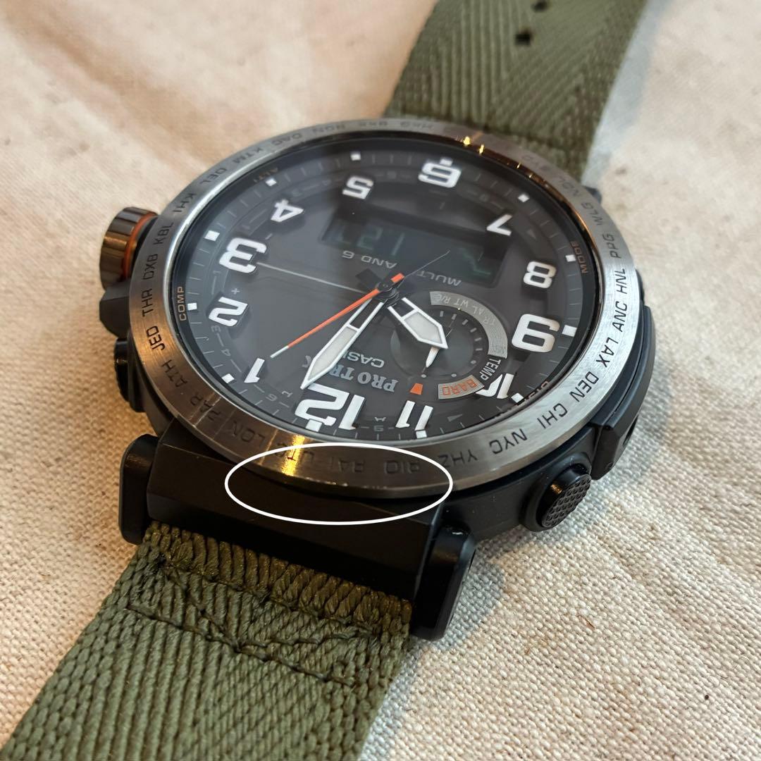 PRO TREK PRW-6600YB ソーラー腕時計　CASIO 稼働確認済