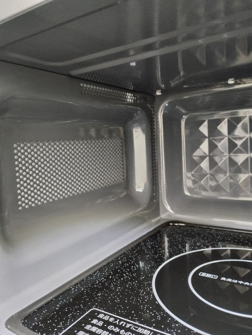 【美品2024年製】YAMAZENフルフラット電子レンジPRW-F180(w)白