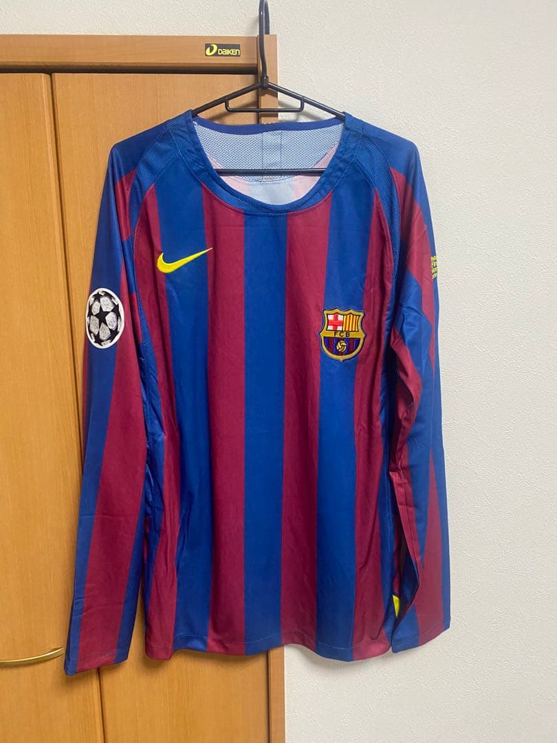 新品05-06 バルセロナ メッシ 30番 長袖 シャツ