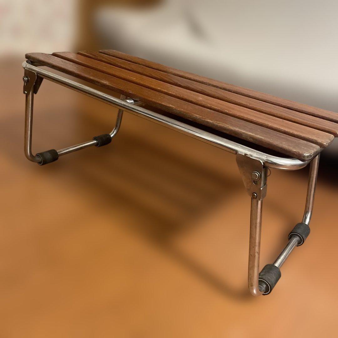 ヴィンテージ　折りたたみ式　アウトドアテーブル　センターテーブル　キャップ　船用