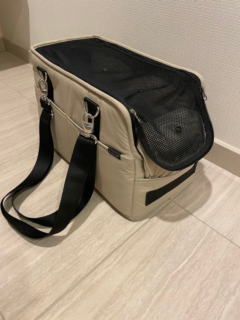 ssoook小型犬用ショルダーバッグ ベージュ