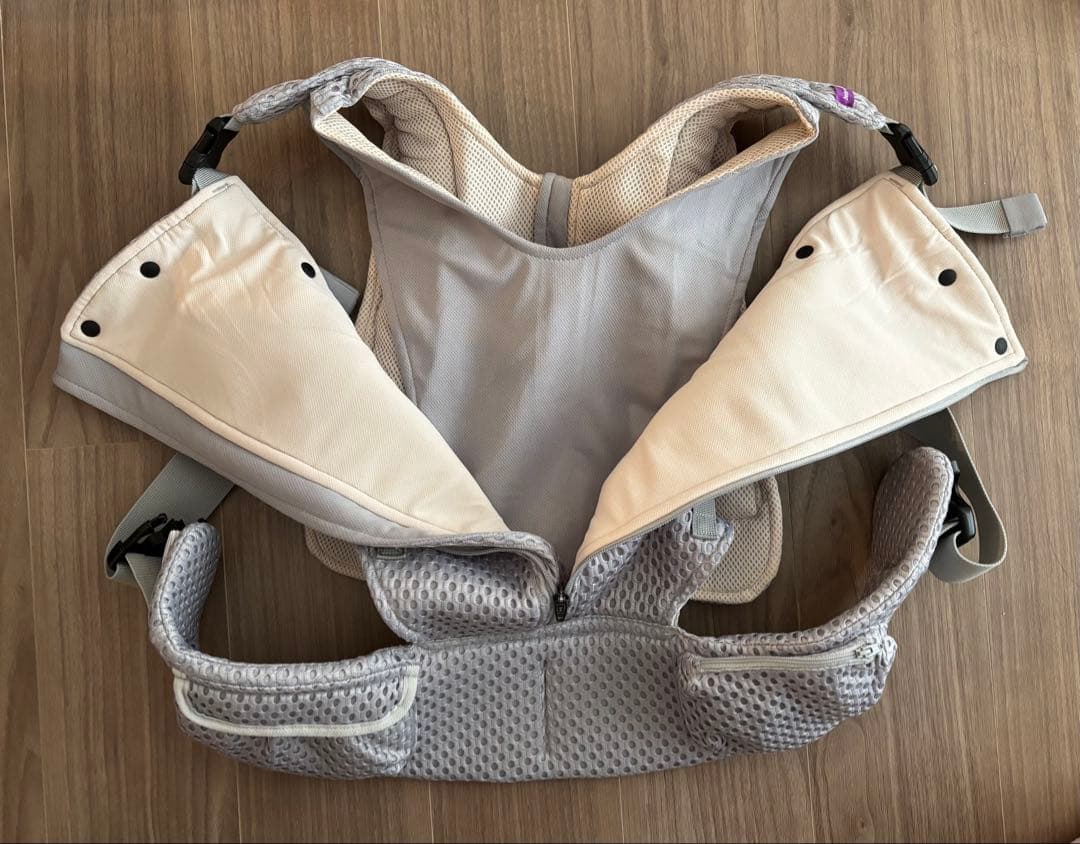 べべスワン　ベスト抱っこ紐　シルバーグレー