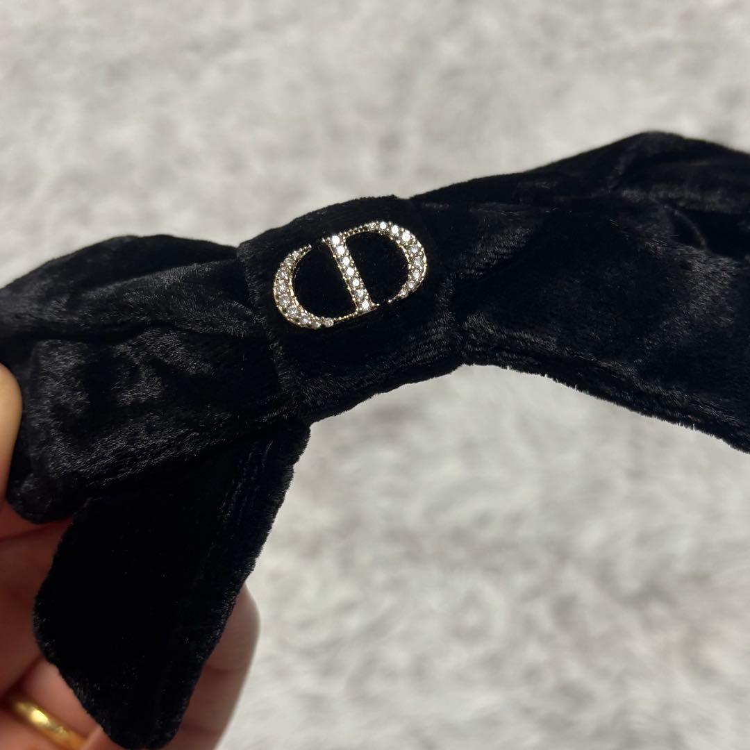 Diorissimo リボンバレッタ ディオール ベルベット