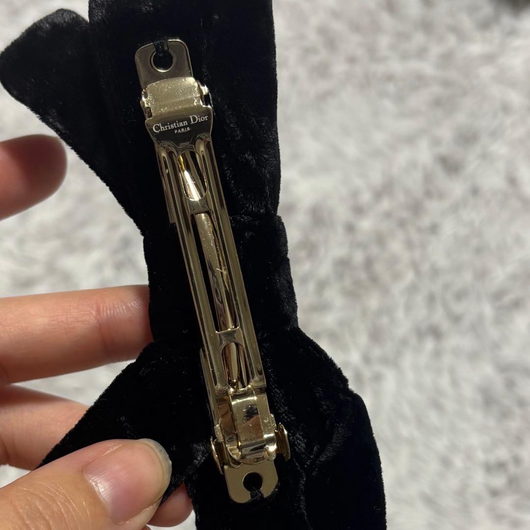 Diorissimo リボンバレッタ ディオール ベルベット