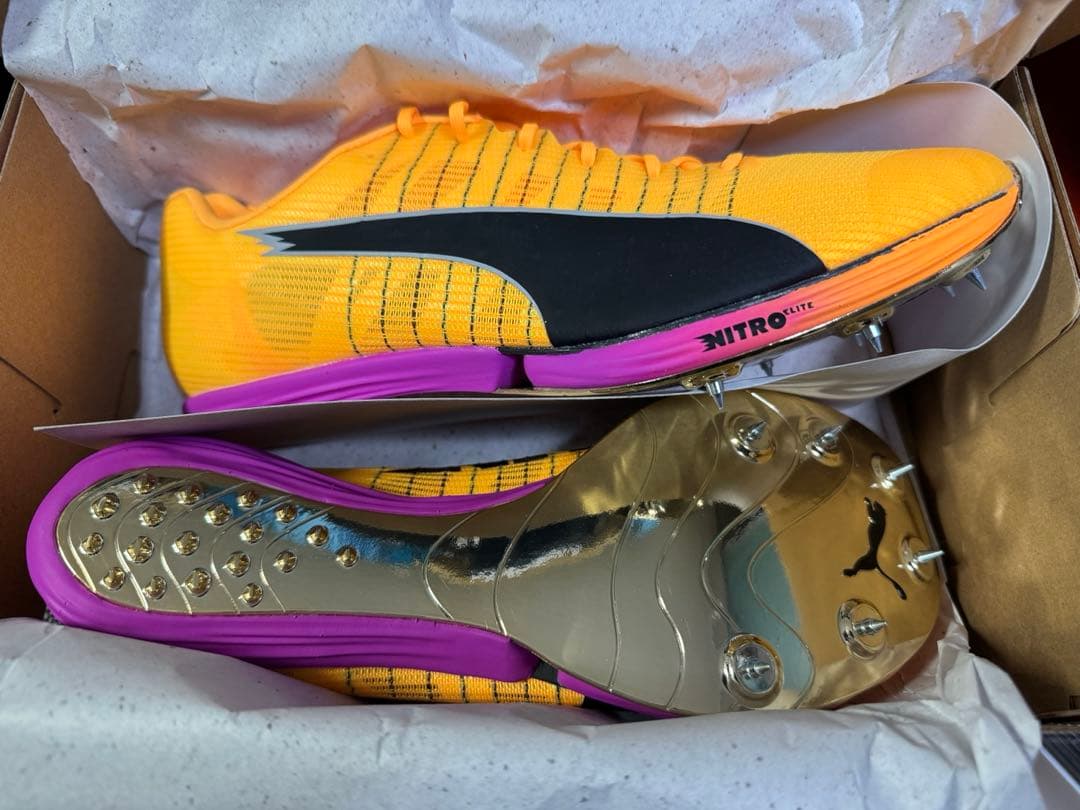 ア*ー様 プーマ　evoSpeed Forte Nitro Elite おまけ付