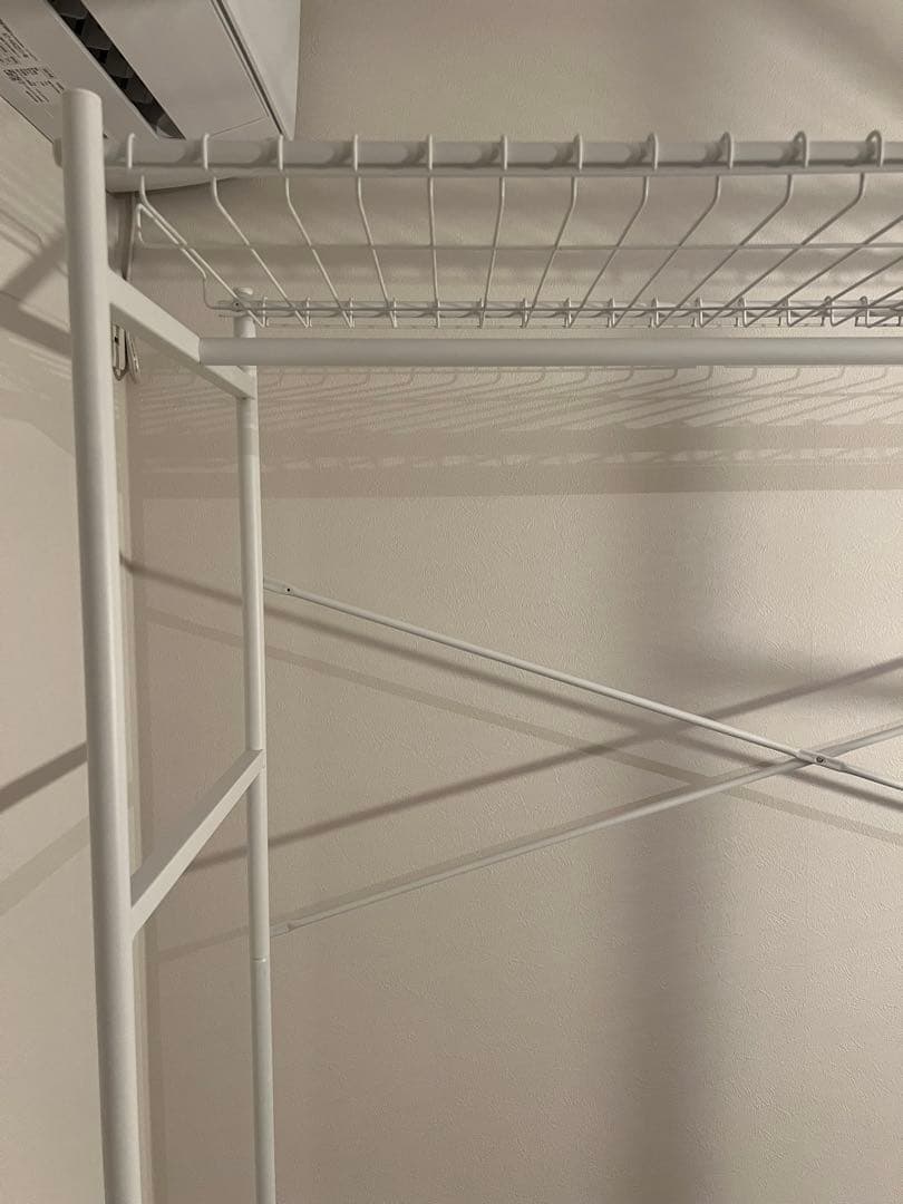 ニトリ スチール ハンガーラック シェルフ