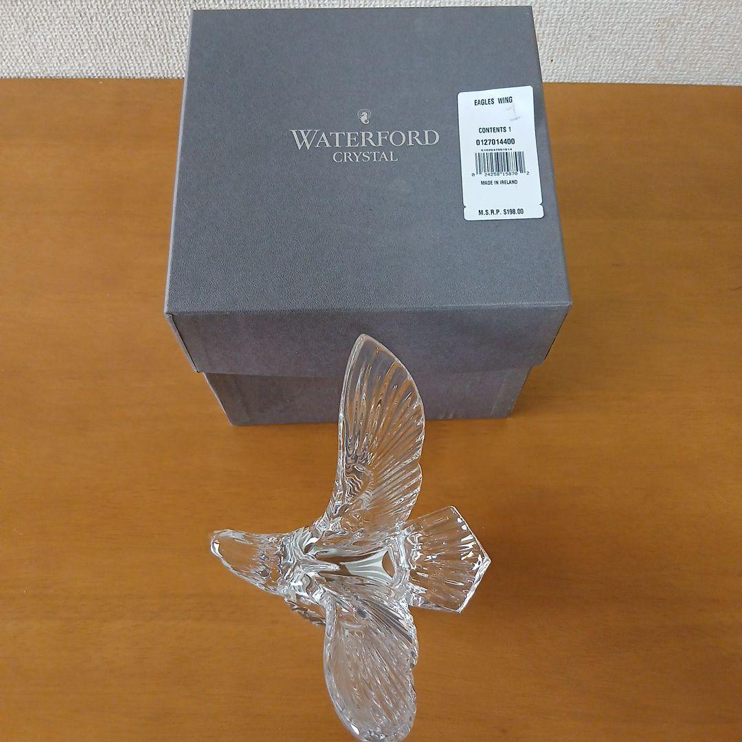  CRYSTAL クリスタル鷹の彫刻 オリジナルボックス付き