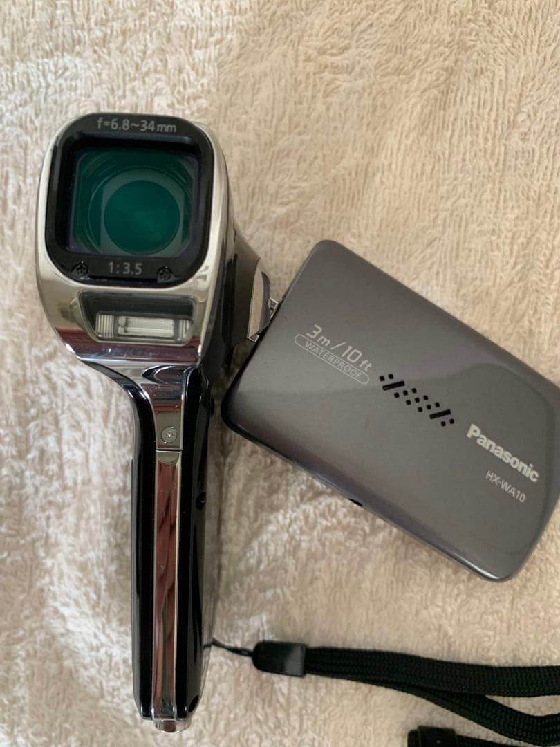 パナソニック 防水デジタルムービーカメラHX-WA10 サンターンブラック