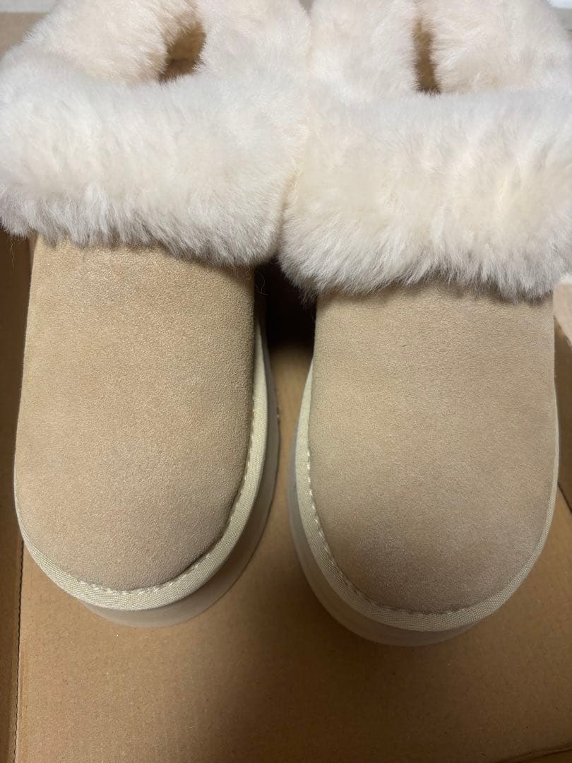UGG 厚底23.5cm MUSTARD_SEED ムートンブーツ
