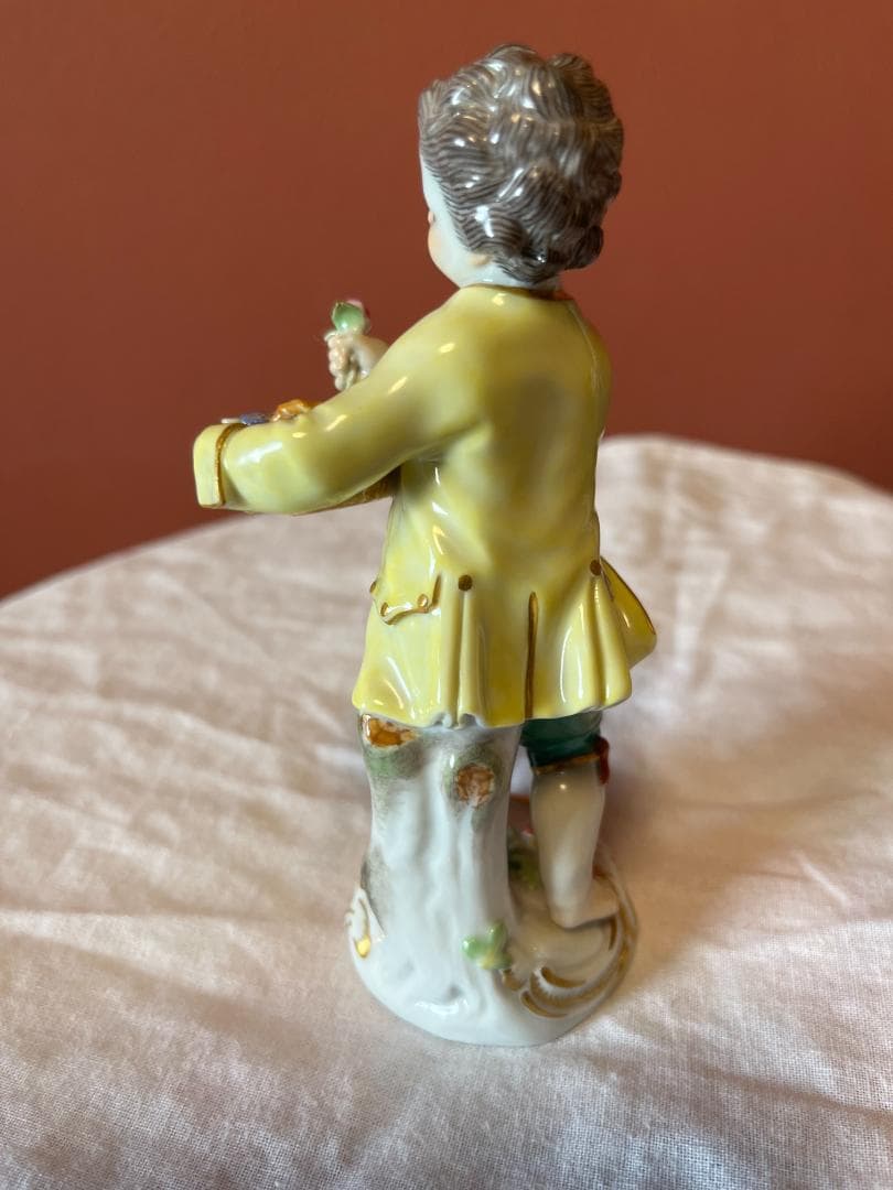 (再値下しました）マイセン ガーデナーシリーズ 陶器人形 高さ約14cm