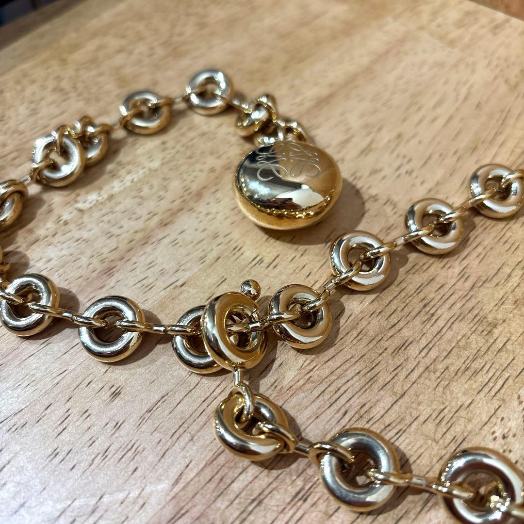 ロエベ ドーナツ チェーン ベルト（真鍮） LOEWE