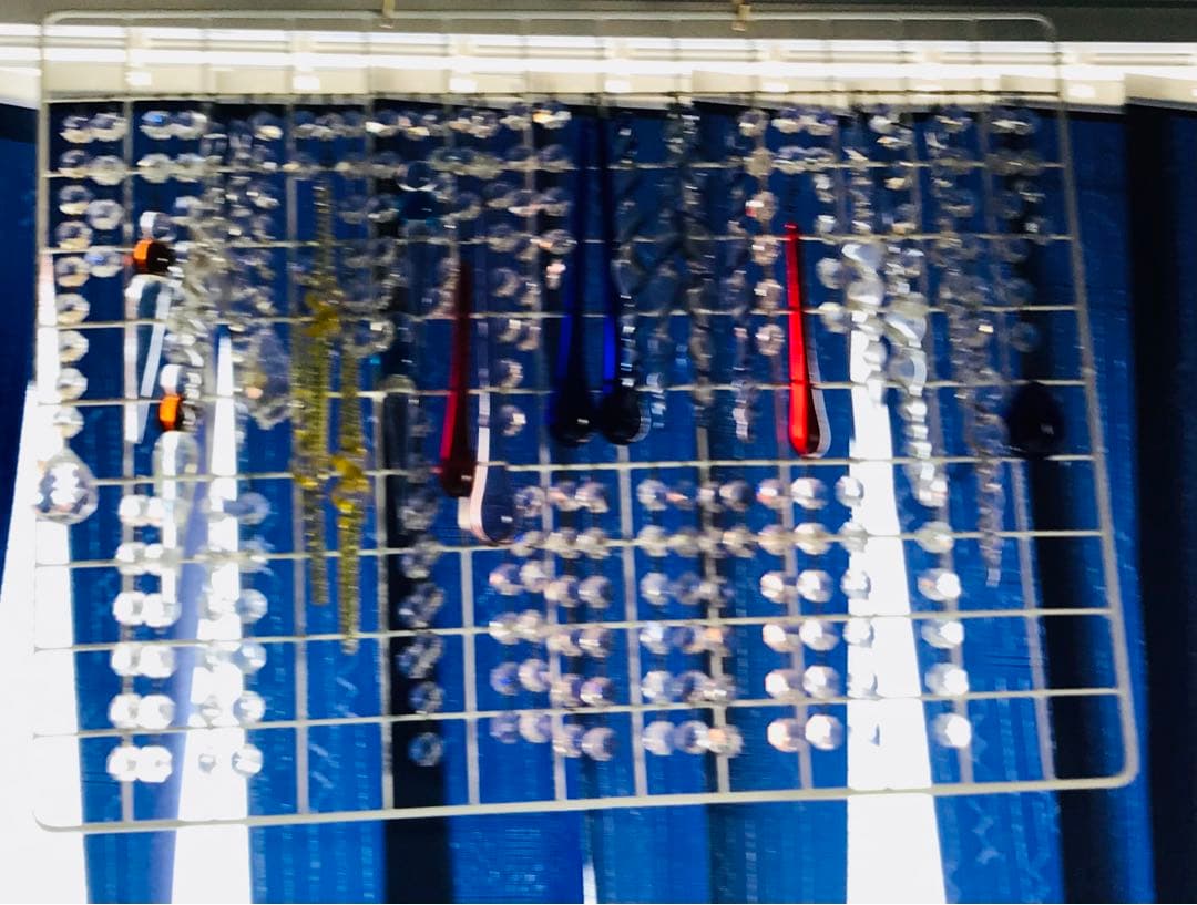 巴里の拭きガラス　フック付き50本余り　1920年代