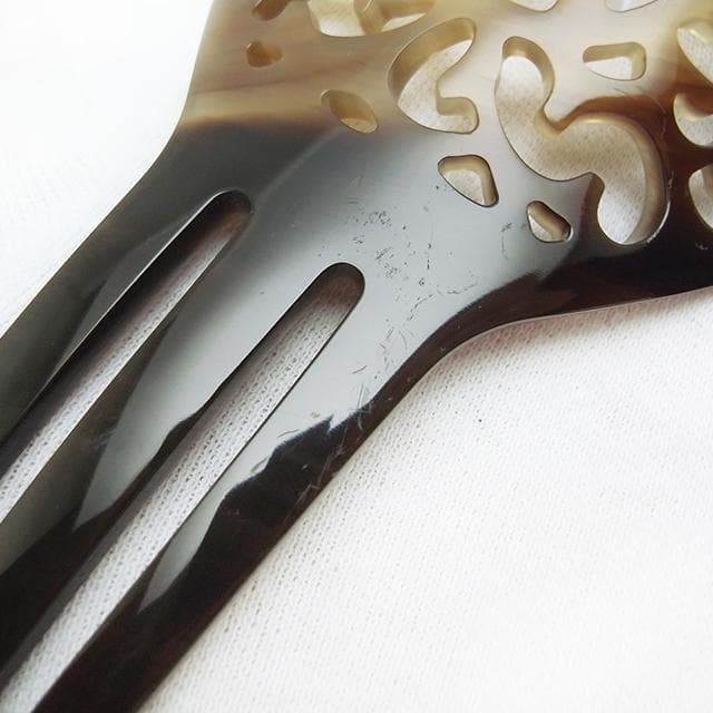 ★ぽん★エルメス ロカイユ 簪 バッファローホーン