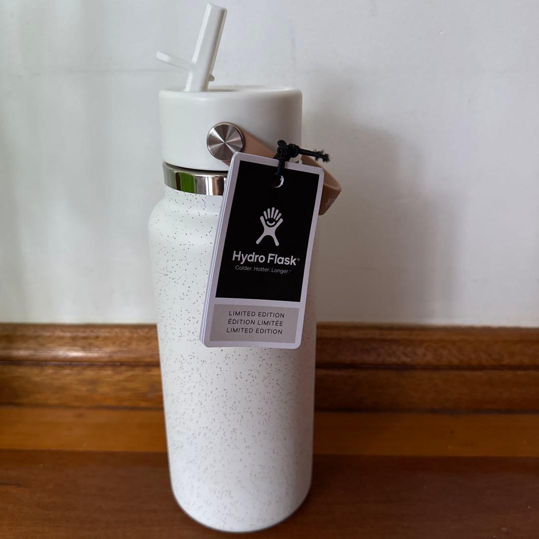 限定 ハイドロフラスク 32oz Hydro Flaskストロー水筒 シーソルト