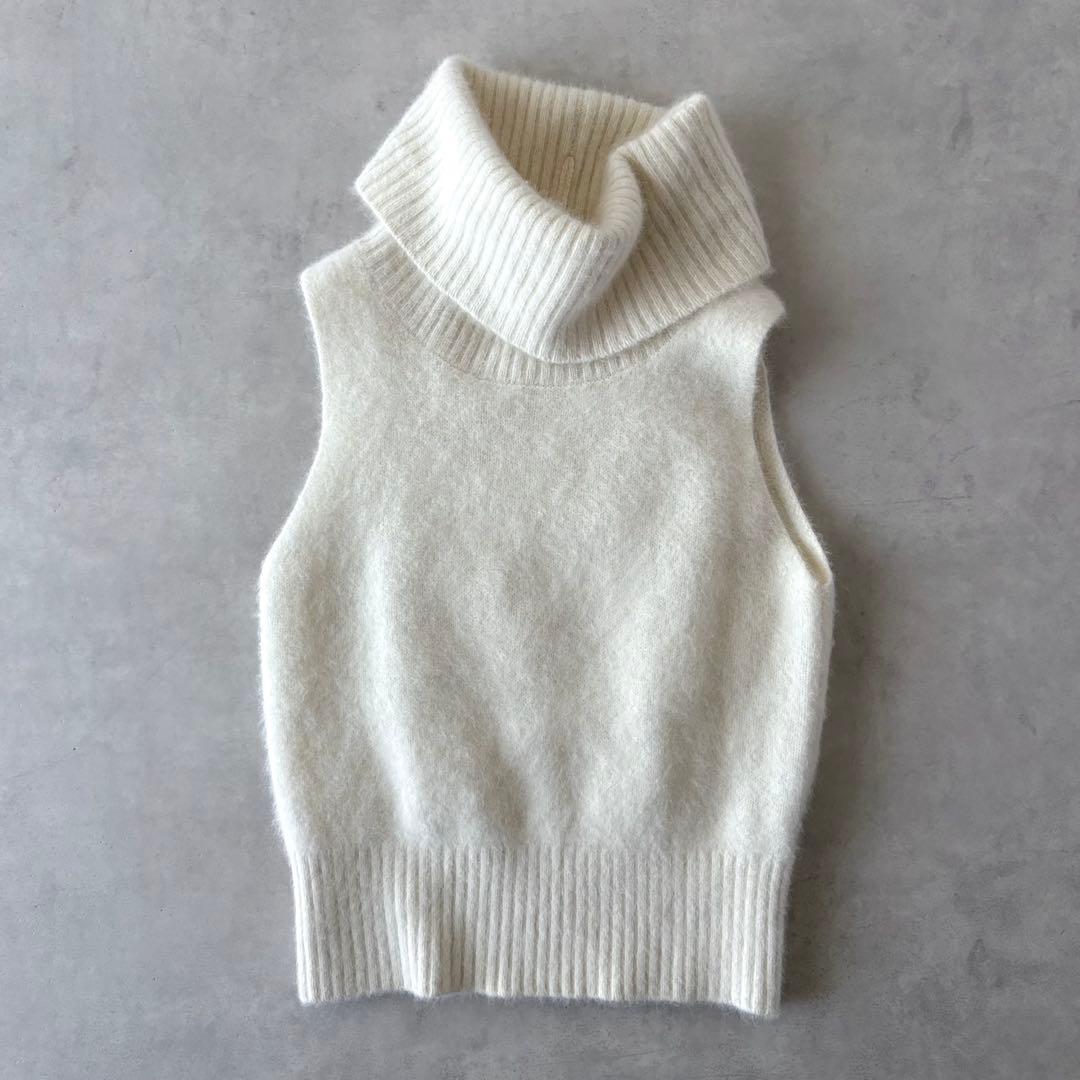 美品♡　スナイデル　フォックスアルパカ　カーディガン＆ノースリタートル　セット