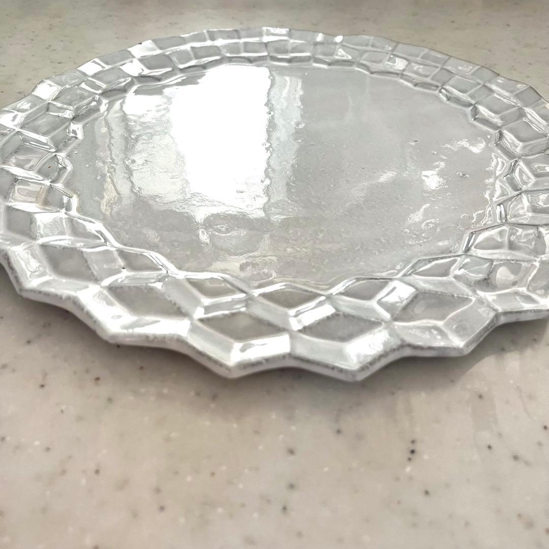 美品　Astier de Villatte cubeディナープレート