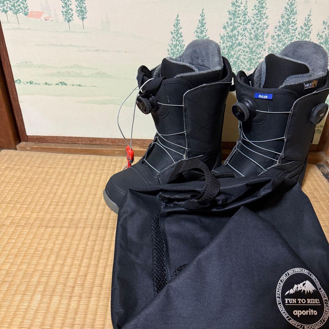 【ほぼ未使用】BURTON 25/26 RULER BOA Wide 26cm