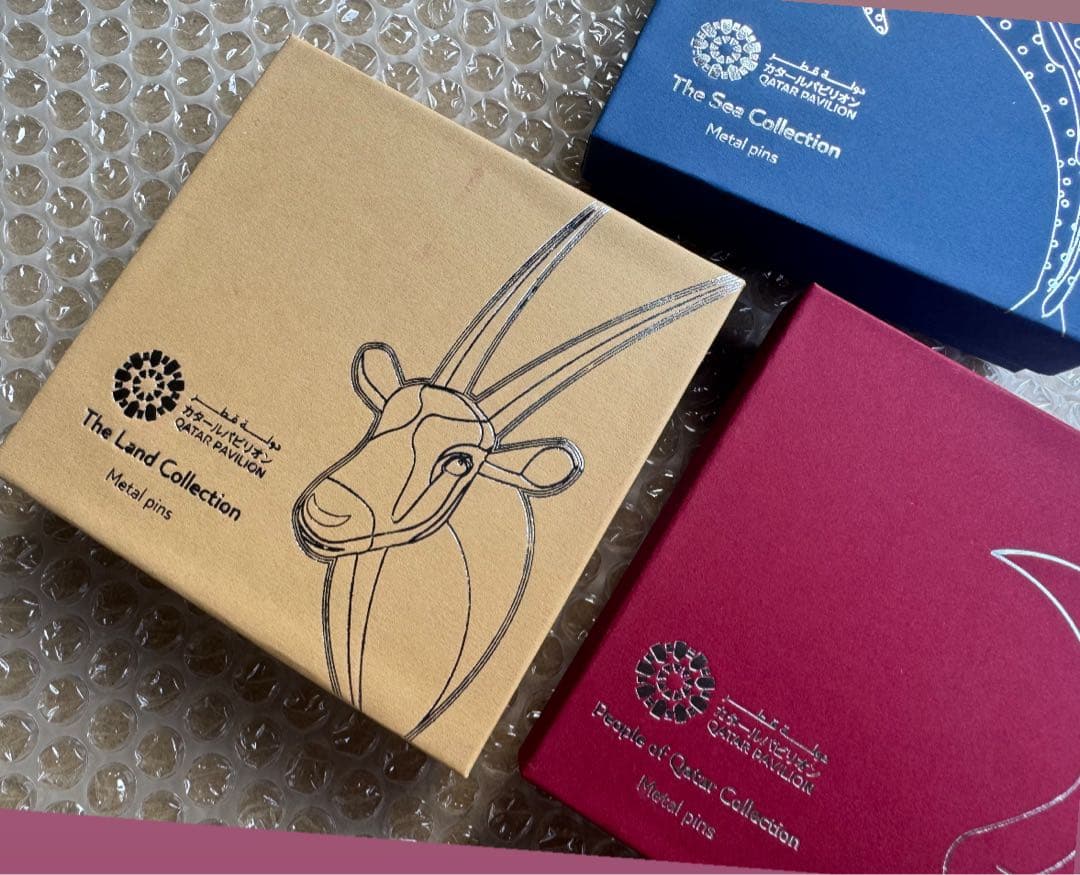 関西万博　カタールパビリオン　Qatar 限定！！　メタルピンズセット　全種