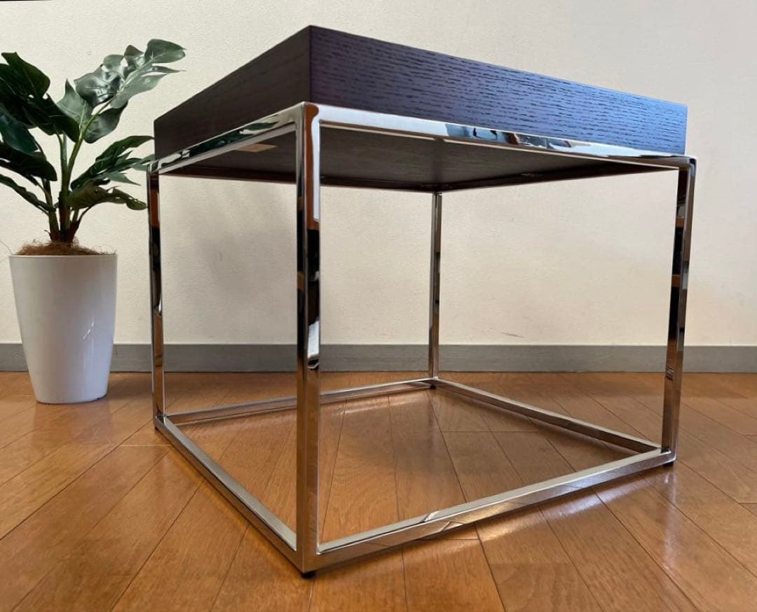 ◆未使用◆PLUS スクエアテーブル2020年製　ミッドセンチュリー　モダン