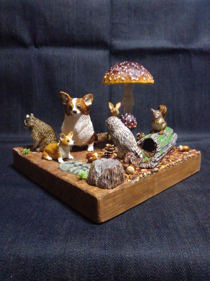 コーギーと森の仲間達