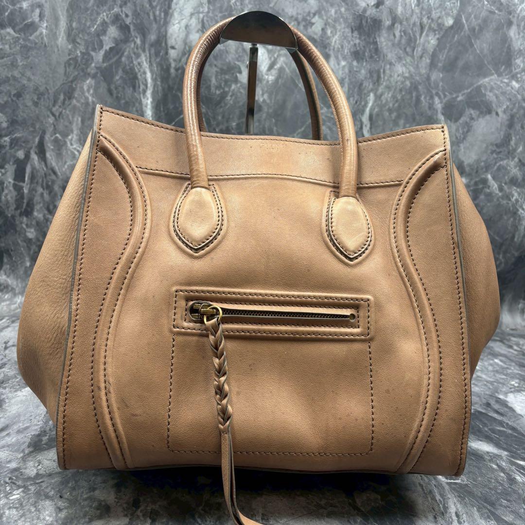 人気✨セリーヌ ラゲージ ファントム スクエア ハンドバッグ トートバッグ