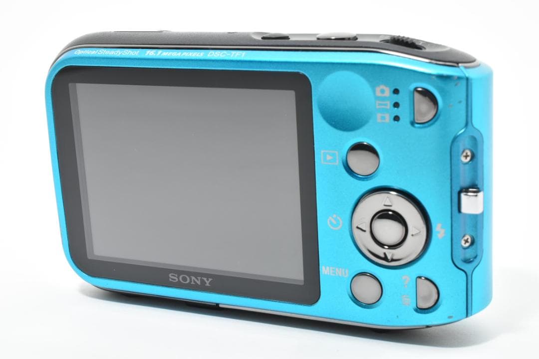 【美品】SONY Cyber-shot DSC-TF1 ブルー　防水・耐衝撃
