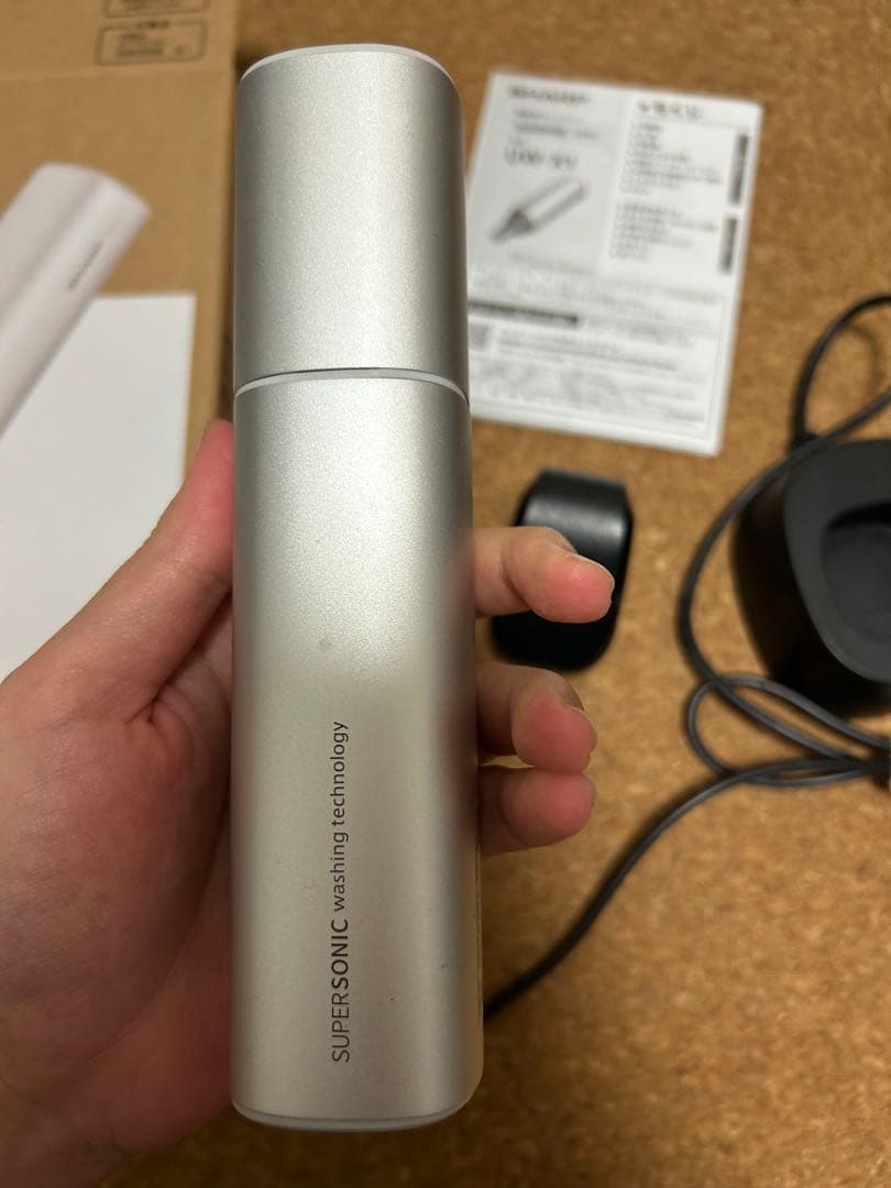 シャープ SHARP 超音波ウォッシャー 〜なぞって洗うハンディ洗濯機〜