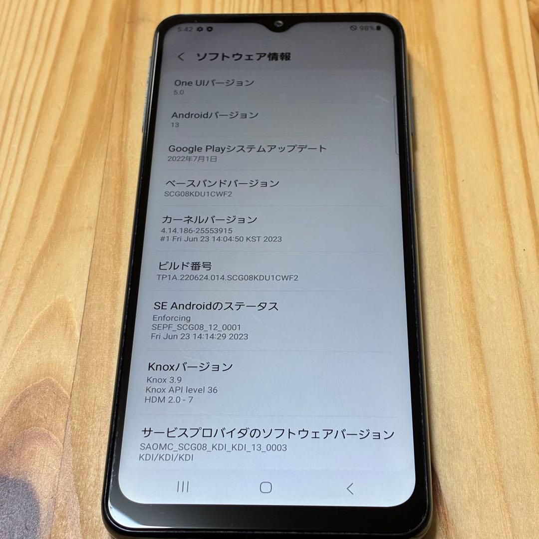 スマートフォン本体 Ya6215 Galaxy a32 5g scg08