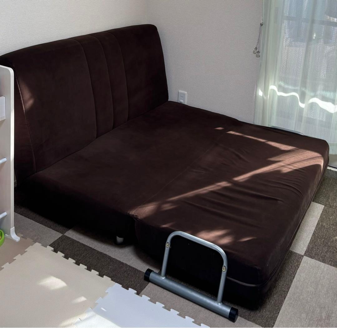 送料込み　ソファーベッド　ダブルベッド