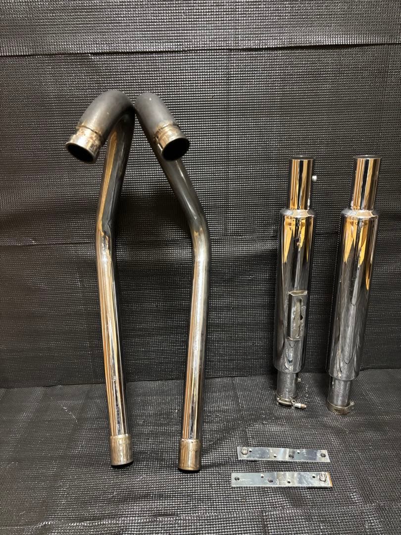 W650 W400 モーターステージ マフラー