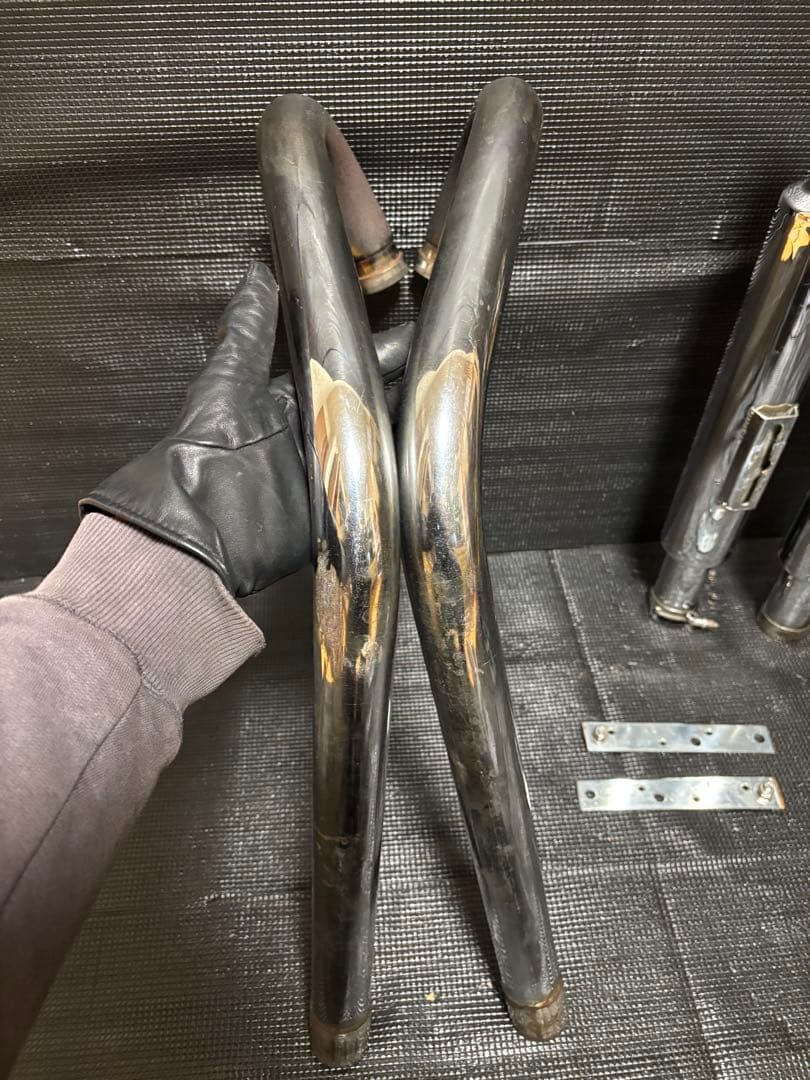 W650 W400 モーターステージ マフラー