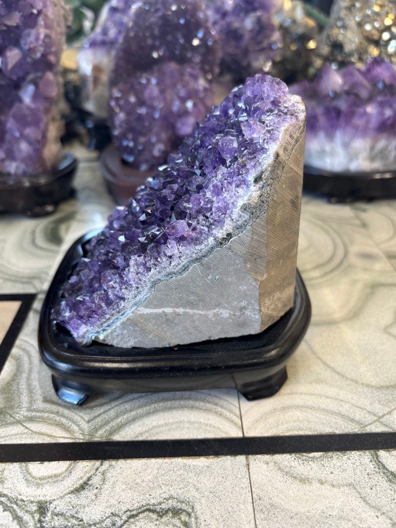 アメジスト　ストーン　鉱石　希少　置物　インテリア