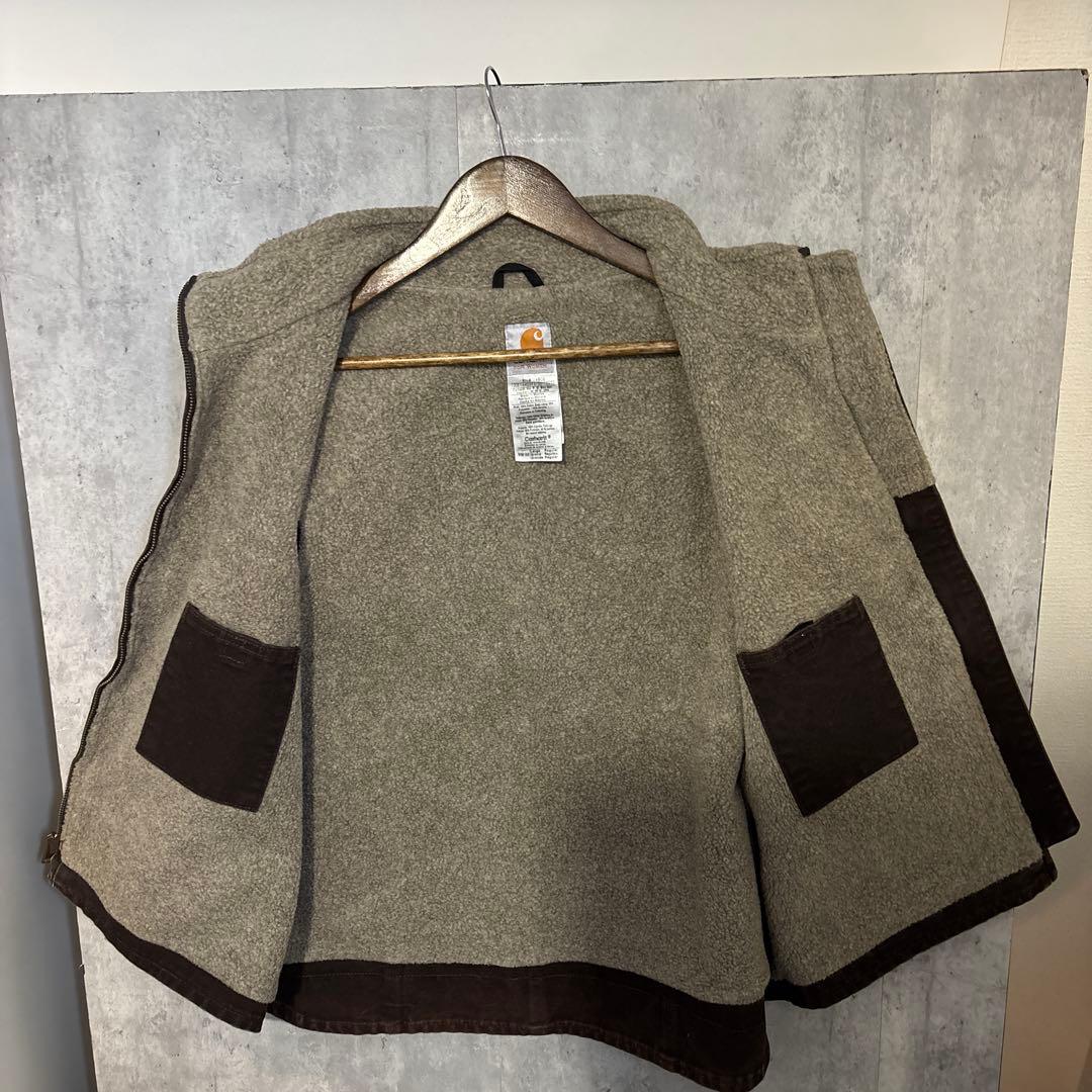 【Carhartt/カーハート】ダックベスト ブラウン　メキシコ製