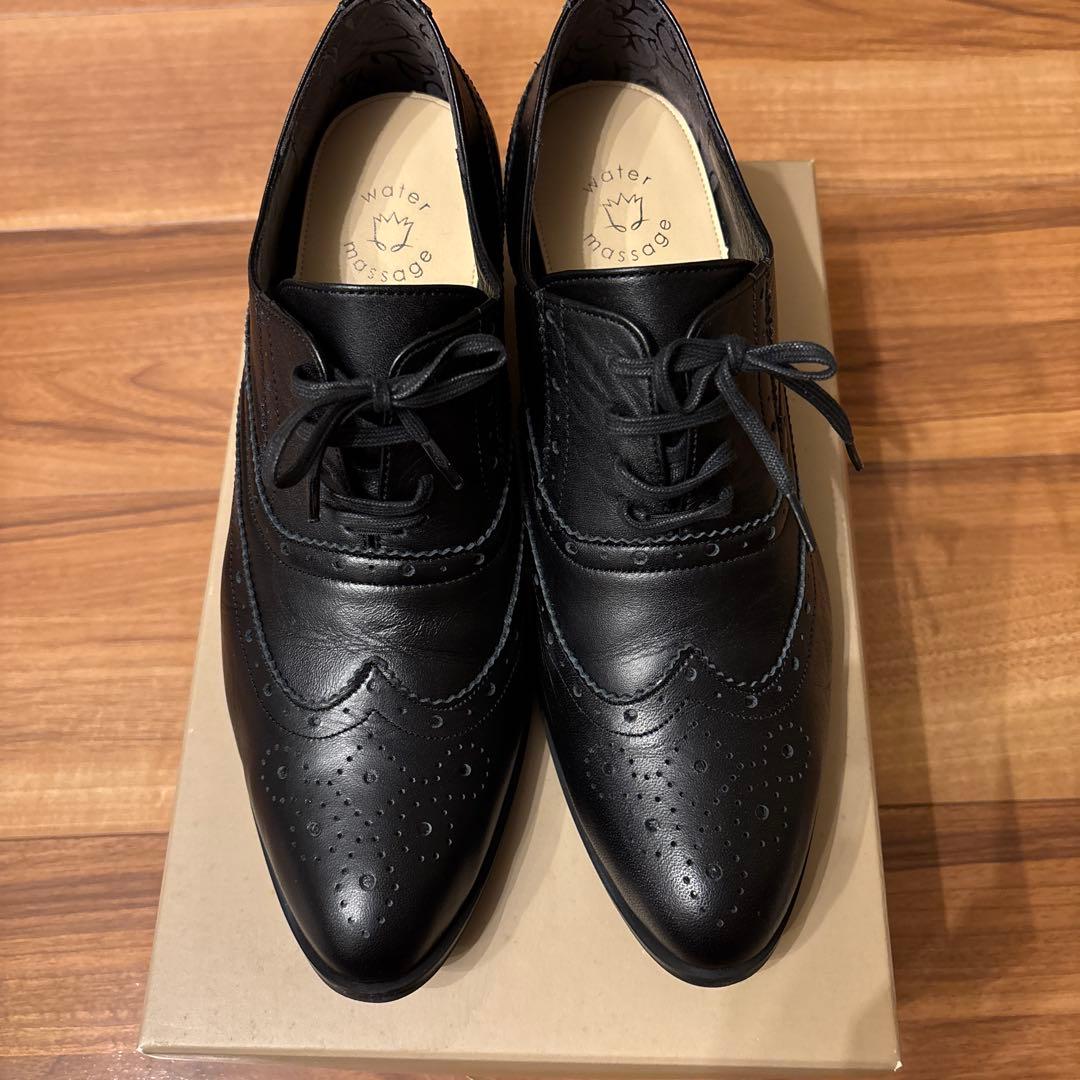 新品未使用HIMIKOレースアップブローグシューズ 24.5cm