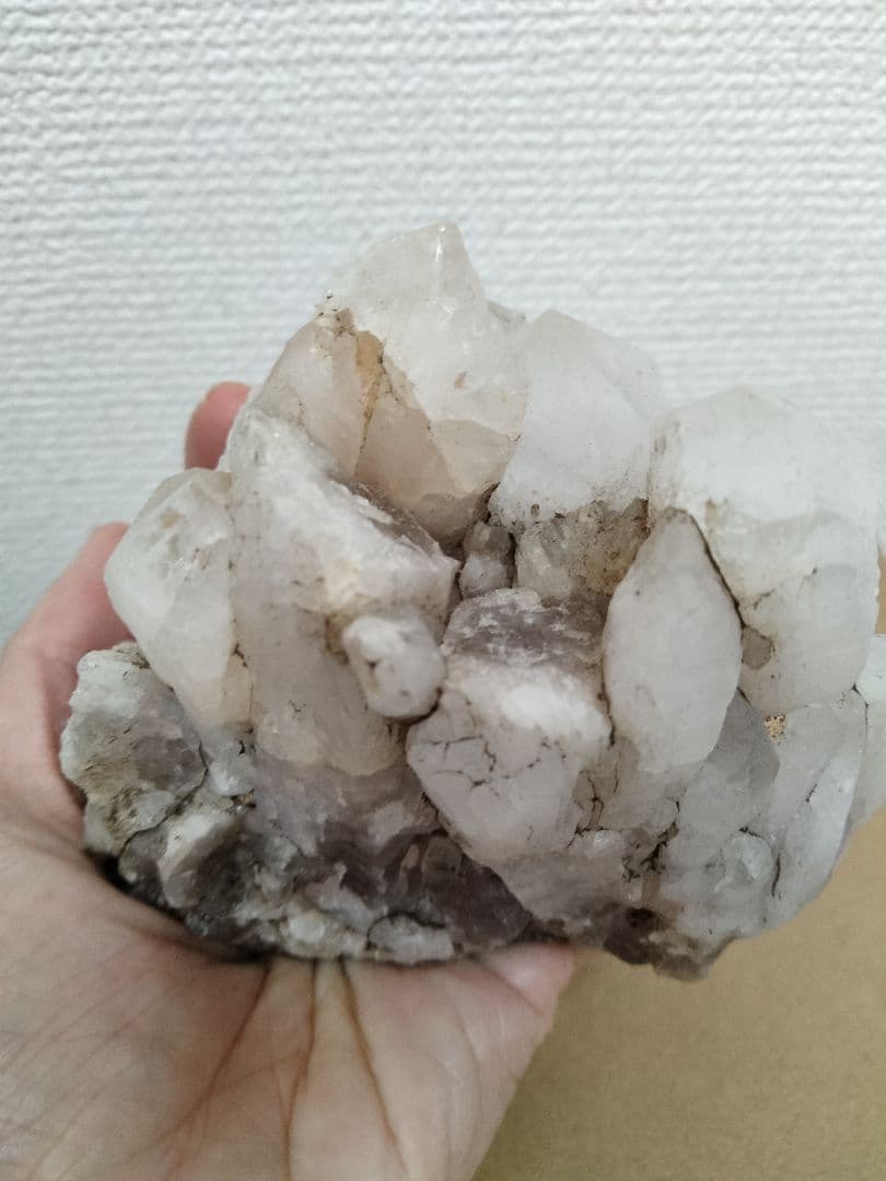 栃木県足尾銅山坑道内　国産天然紫水晶　アメジスト　紫水晶　501g 大サイズ