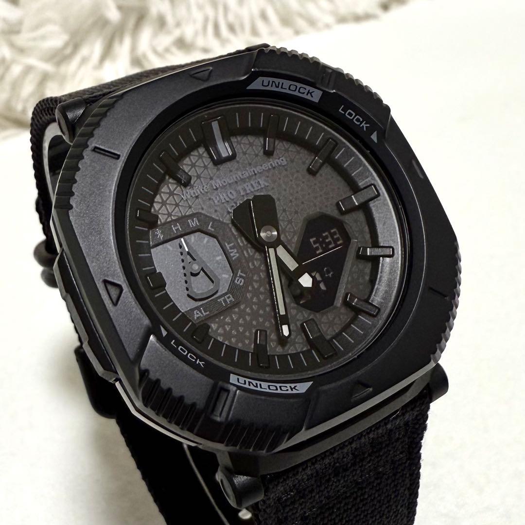 美品 カシオ ホワイトマウンテニアリング コラボ 腕時計 プロトレック