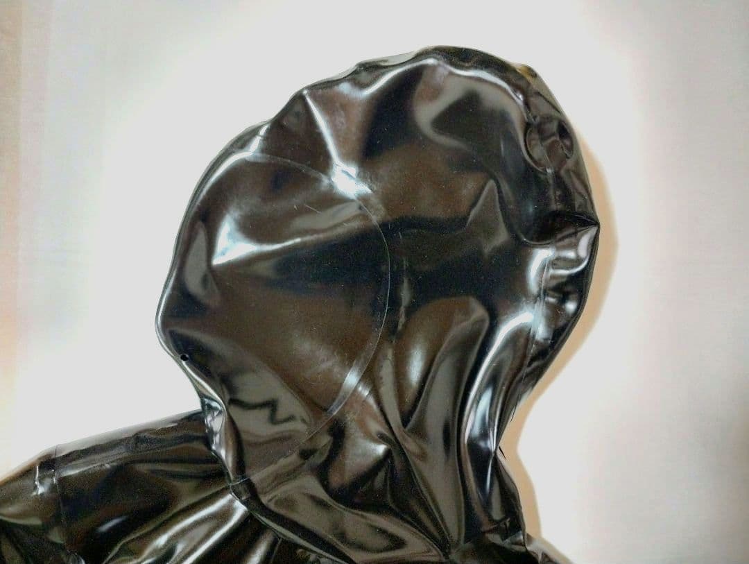 ラバースーツ　キャットスーツ　グローブ・ソックス・マスク一体型　男性S