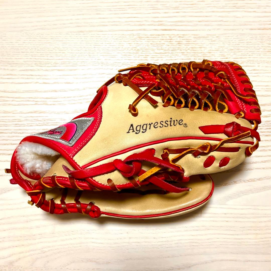 【美品】久保田スラッガー 軟式 グローブ 鳥谷モデル 内野手用 おまけ付き