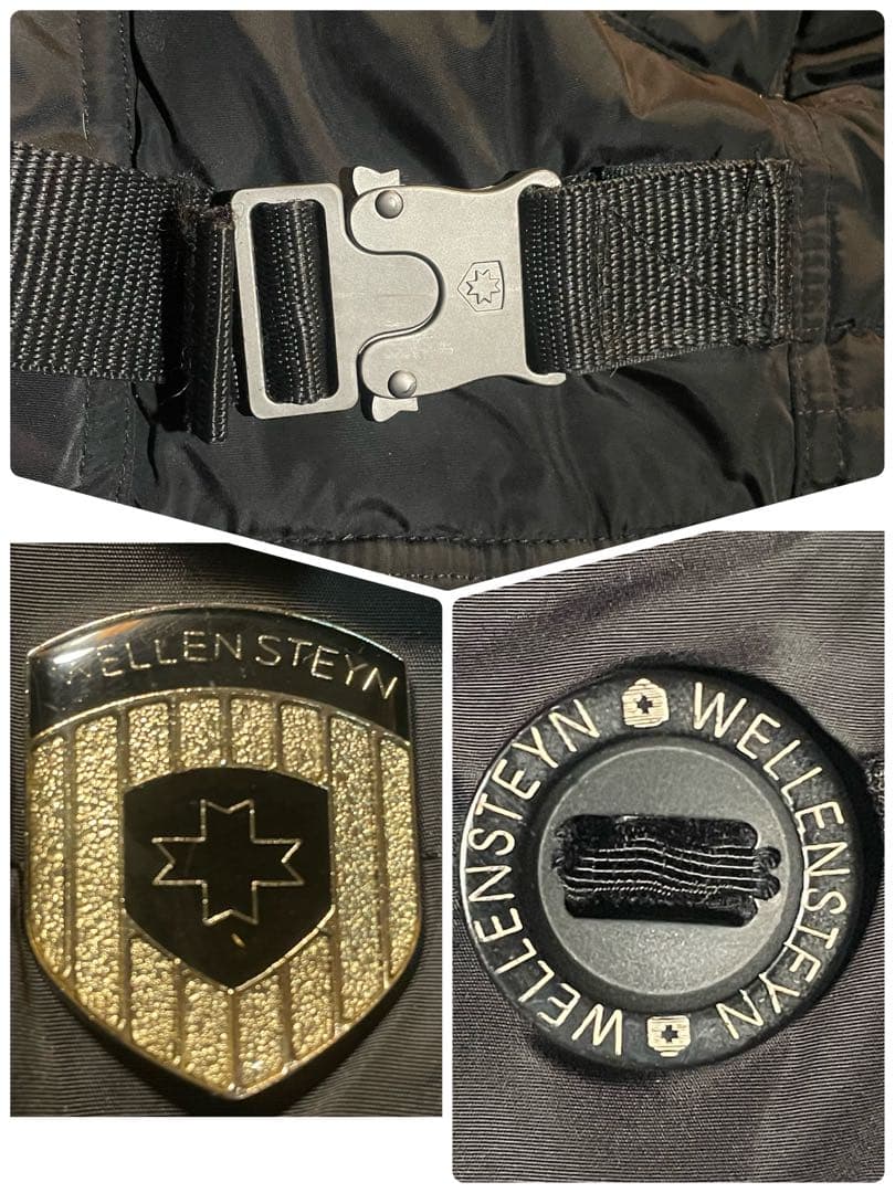 WELLENSTEYN ウェレンステイン ダウンジャケットドイツ製 撥水 黒 L