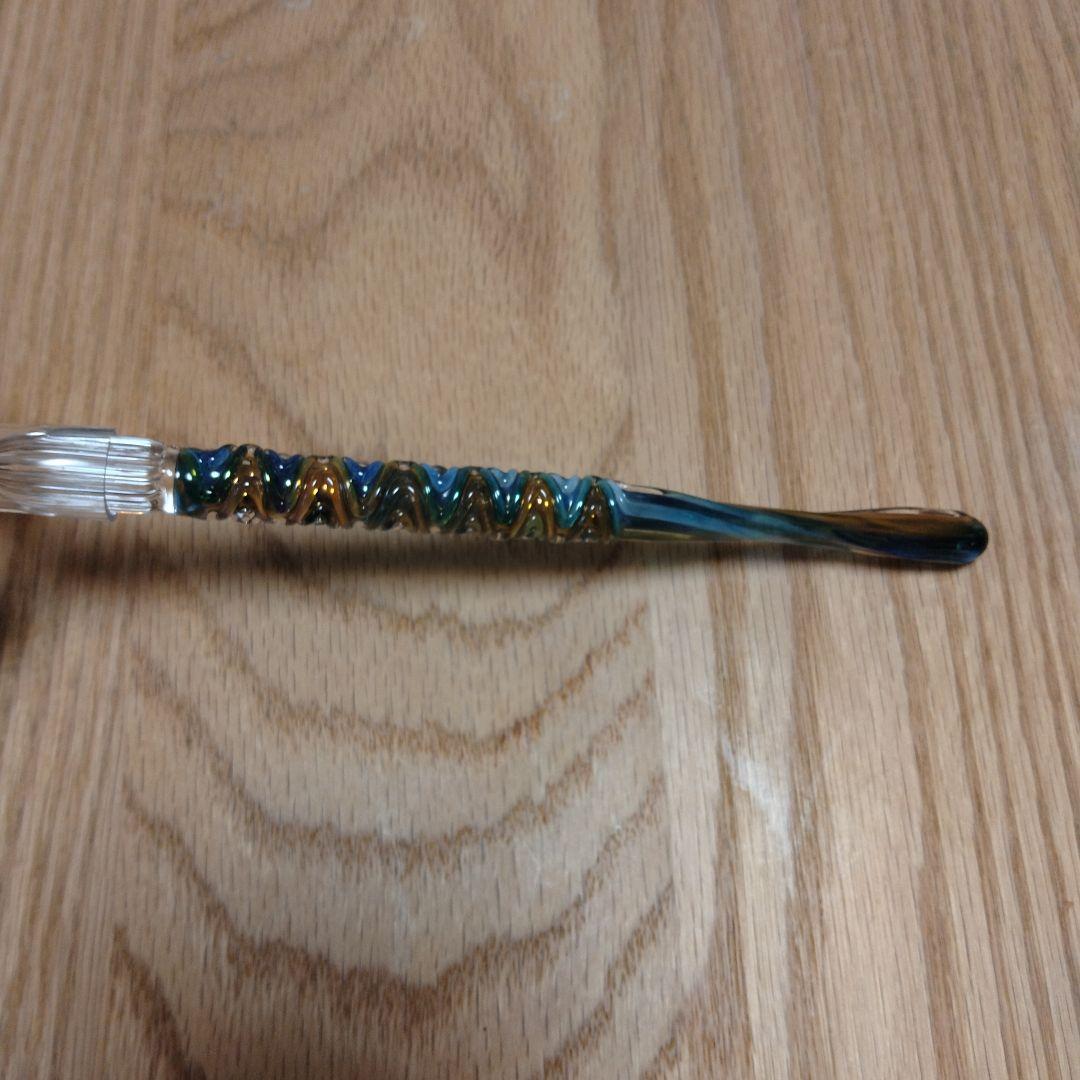 く*は様 川西硝子　ガラスペン　 さざなみ　レアカラー 【虹夜】