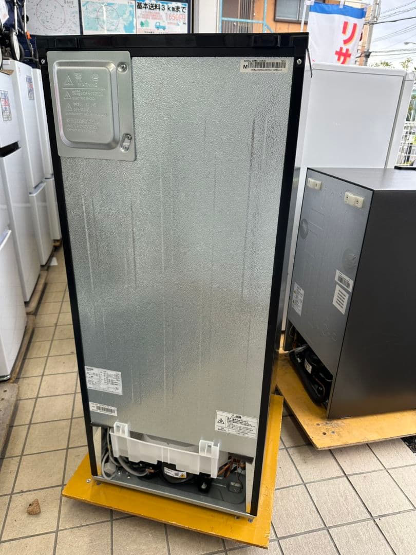 北九州市福岡市限定　ハイアール 2ドア冷蔵庫 2024年製 121L 3ヶ月保証