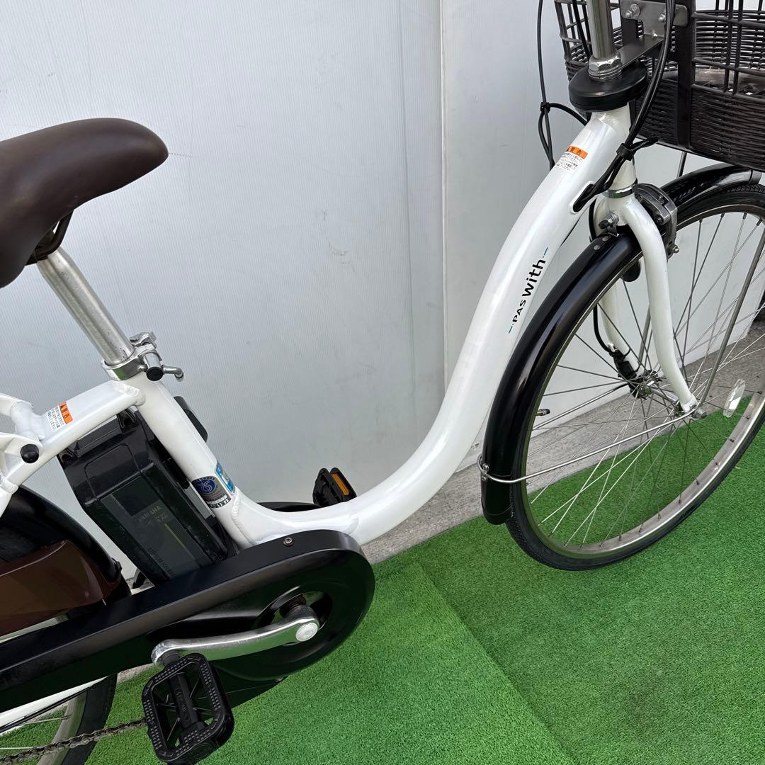 YAMAHAヤマハ電動アシスト自転車26インチ 12.3Ah ホワイト