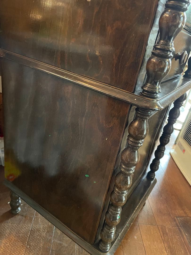 値下！木製書類キャビネット　レトロキャビネット