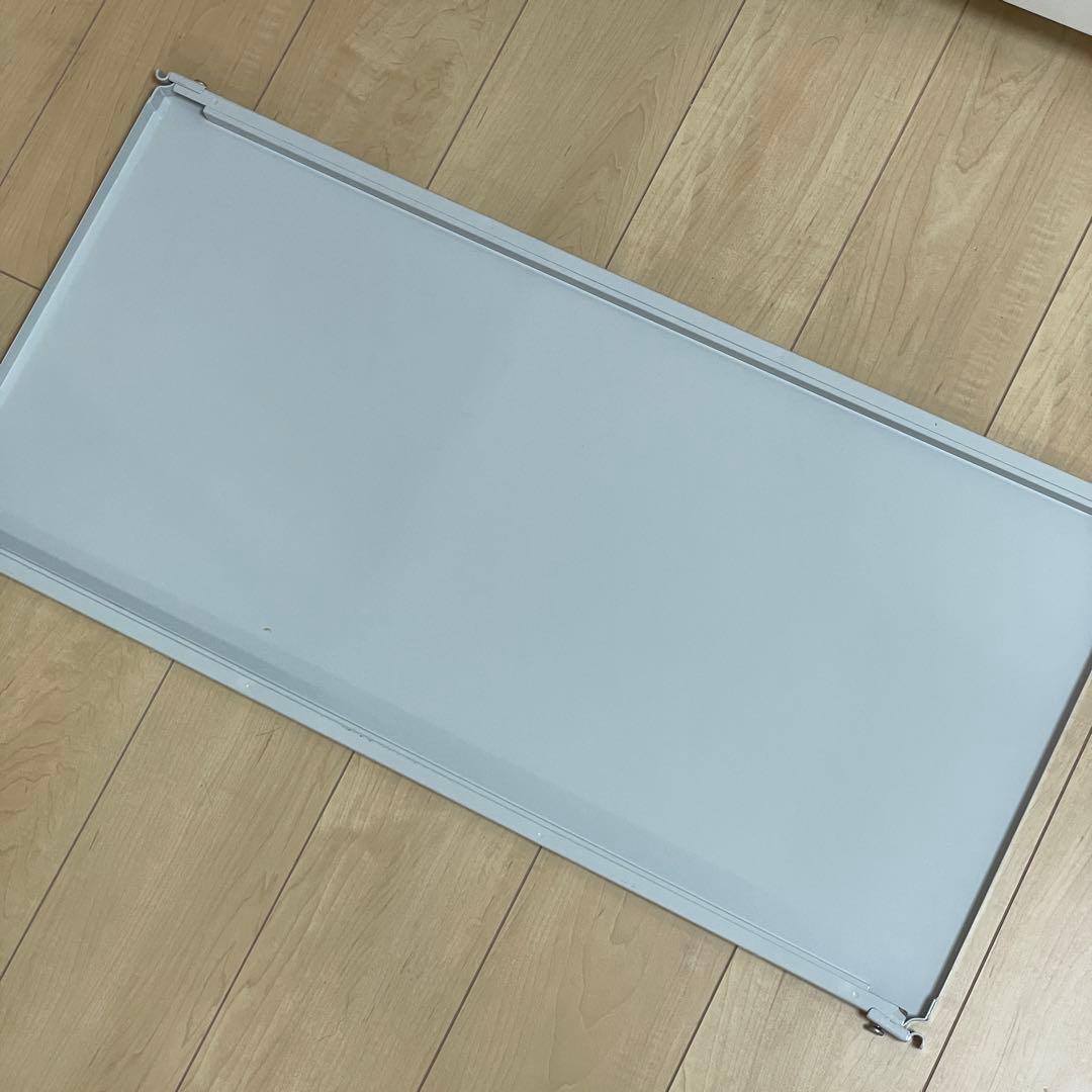 無印良品 ステンレスユニットシェルフ用 追加棚 ライトグレー 幅81cm 10枚