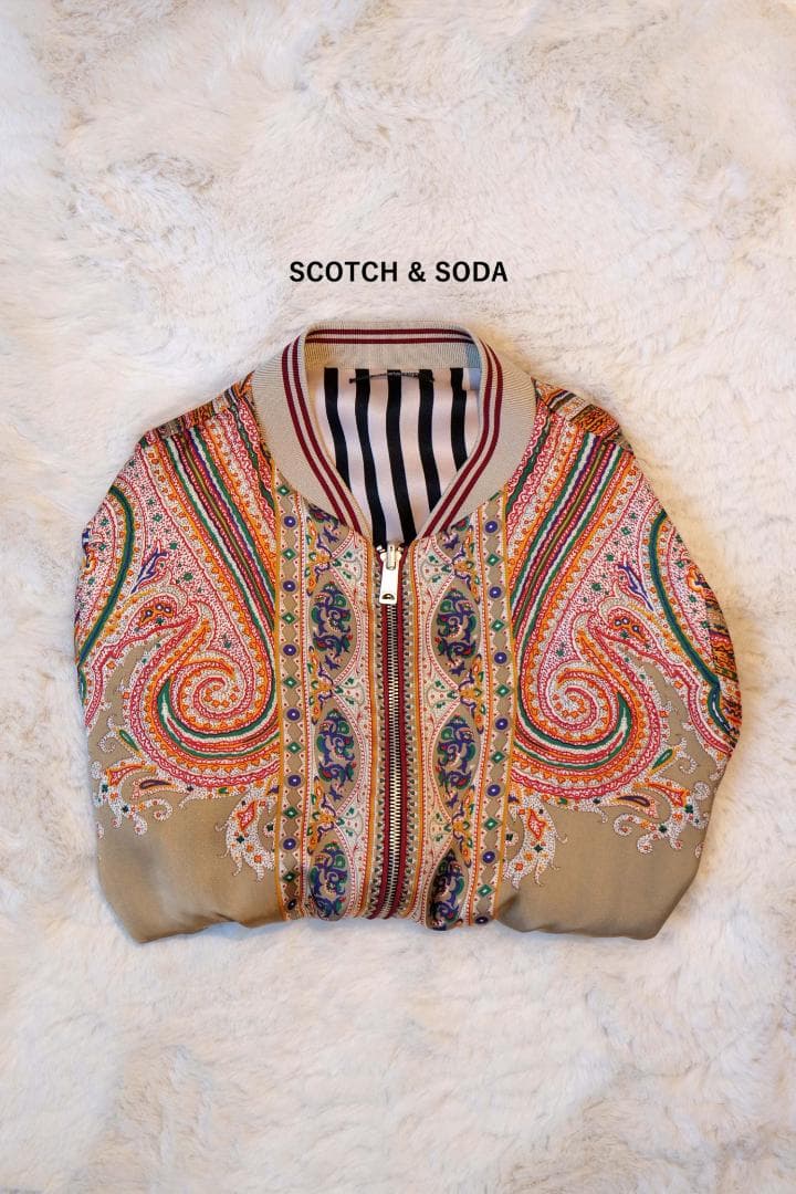 SCOTCH & SODA ペイズリー柄リバーシブル