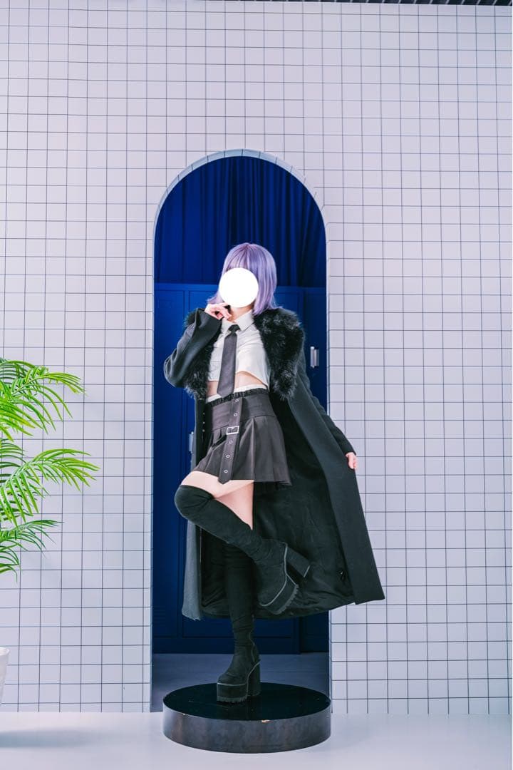 ま*る様 【EMODA】スクエアフィットロングブーツ Sサイズ