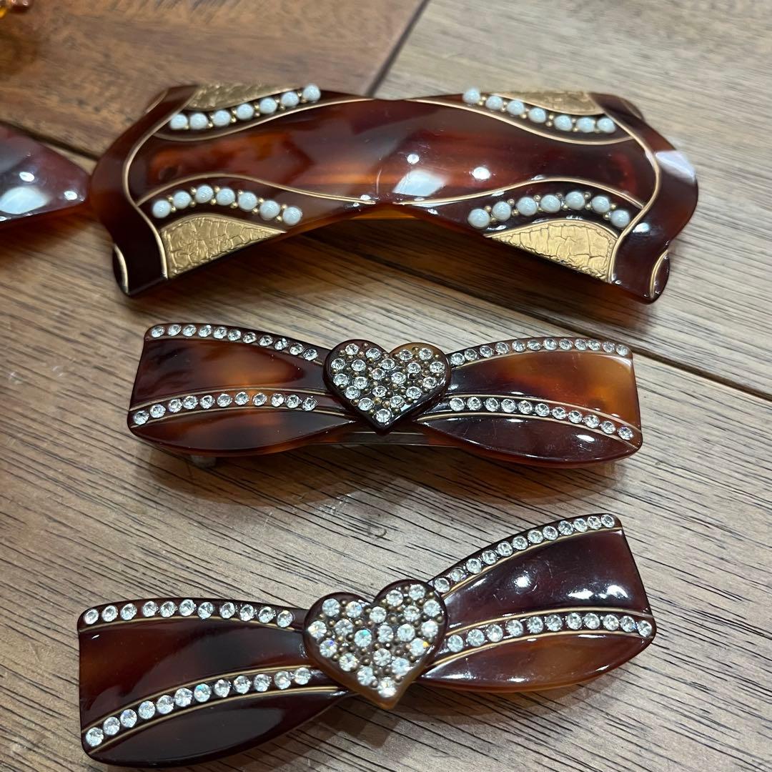 フランス製laurent olivier バレッタ 2点計12点　ヴィンテージ